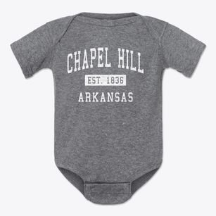 Chapel Hill Arkansas Classic Established Baby Onesie