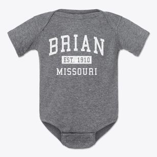 Brian Missouri Classic Established Baby Onesie