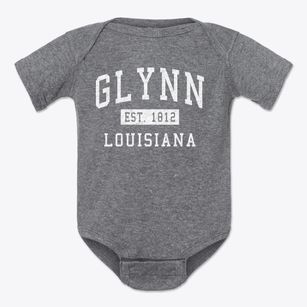 Glynn Louisiana Classic Established Baby Onesie