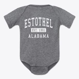 Estothel Alabama Classic Established Baby Onesie