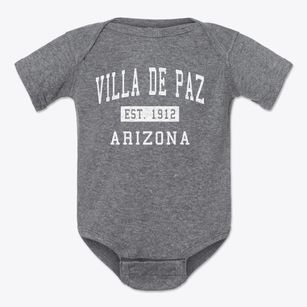 Villa De Paz Arizona Classic Established Baby Onesie