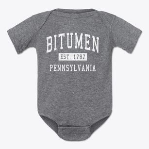 Bitumen Pennsylvania Classic Established Baby Onesie