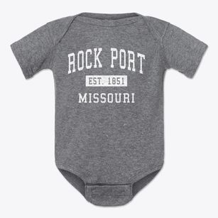 Rock Port Missouri Classic Established Baby Onesie