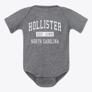 Hollister North Carolina Classic Established Baby Onesie