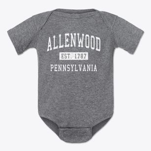 Allenwood Pennsylvania Classic Established Baby Onesie