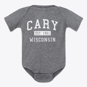 Cary Wisconsin Classic Established Baby Onesie