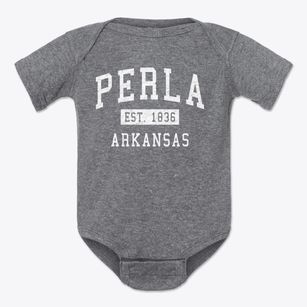 Perla Arkansas Classic Established Baby Onesie