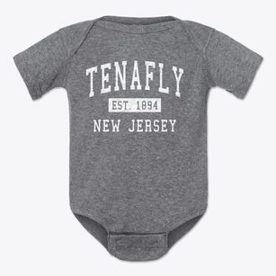 Tenafly New Jersey Classic Established Baby Onesie