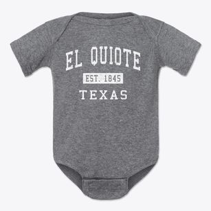 El Quiote Texas Classic Established Baby Onesie