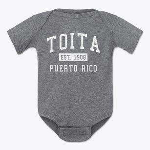 Toita Puerto Rico Classic Established Baby Onesie