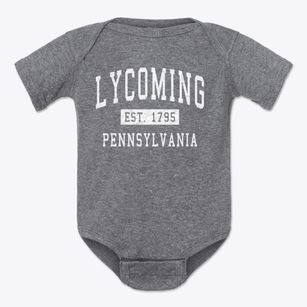 Lycoming Pennsylvania Classic Established Baby Onesie