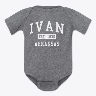 Ivan Arkansas Classic Established Baby Onesie