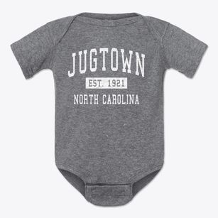 Jugtown North Carolina Classic Established Baby Onesie