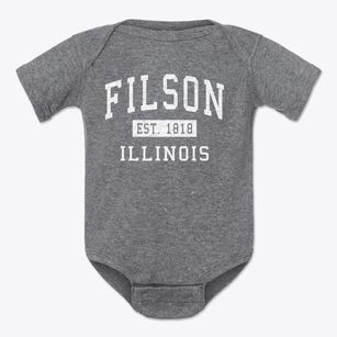 Filson Illinois Classic Established Baby Onesie