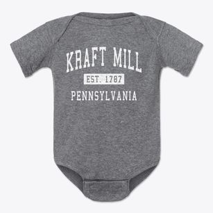 Kraft Mill Pennsylvania Classic Established Baby Onesie