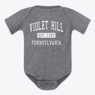 Violet Hill Pennsylvania Classic Established Baby Onesie