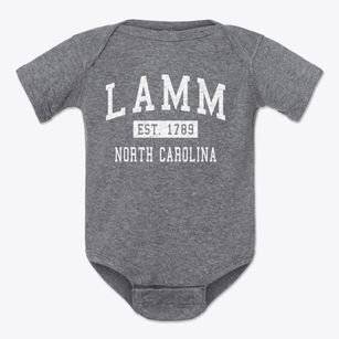Lamm North Carolina Classic Established Baby Onesie
