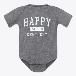 Happy Kentucky Classic Established Baby Onesie