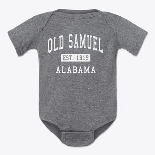 Old Samuel Alabama Classic Established Baby Onesie