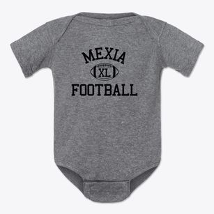Mexia High School Classic Football Baby Onesie