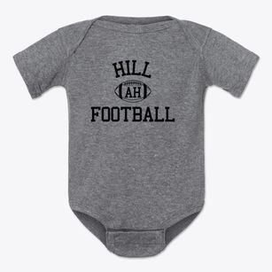 Andrew P. Hill High School Classic Football Baby Onesie