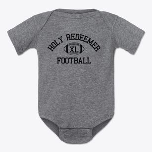 Holy Redeemer Catholic School Classic Football Baby Onesie