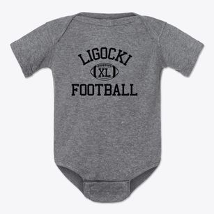 Ligocki High School Classic Football Baby Onesie