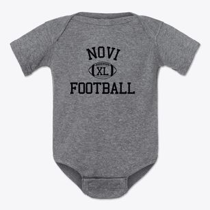 Novi High School Classic Football Baby Onesie