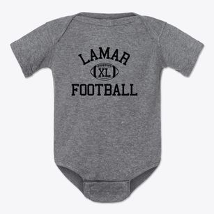 Lamar Area Vocational Technical School Classic Football Baby Onesie