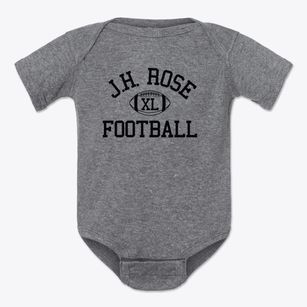 Rose High School Classic Football Baby Onesie