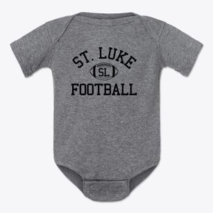 Saint Luke School Classic Football Baby Onesie