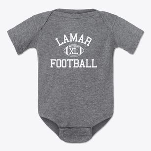 Lamar High School Classic Football Baby Onesie