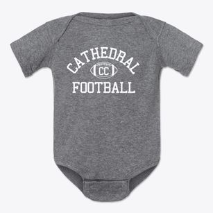 Cathedral Catholic High School Classic Football Baby Onesie
