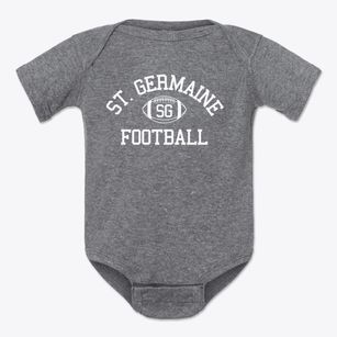 Saint Germaine School Classic Football Baby Onesie