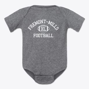 Fremont-mills Community School Classic Football Baby Onesie