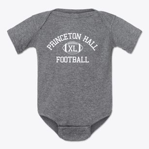 Princeton Hall School Classic Football Baby Onesie