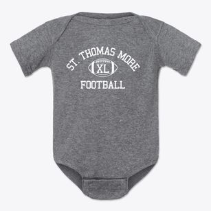 St. Thomas More Academy Classic Football Baby Onesie