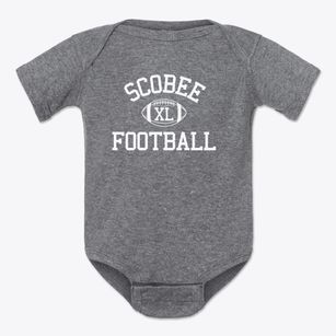 Francis Scobee Junior High School Classic Football Baby Onesie