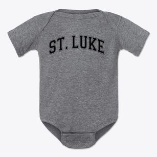 Saint Luke Catholic School Varsity Arch Baby Onesie
