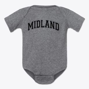 Midland Baptist Academy Varsity Arch Baby Onesie