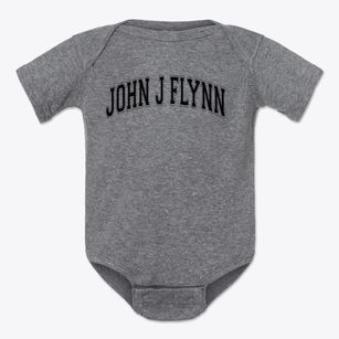 John J Flynn Elementary School Varsity Arch Baby Onesie