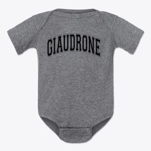 Giaudrone Middle School Varsity Arch Baby Onesie