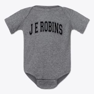 J E Robins Elementary School Varsity Arch Baby Onesie