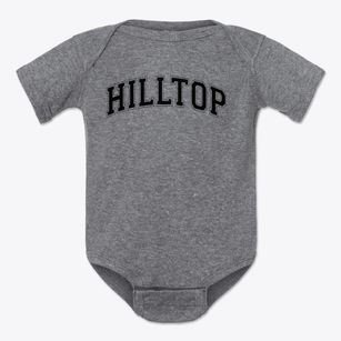 Hilltop Elementary School Varsity Arch Baby Onesie