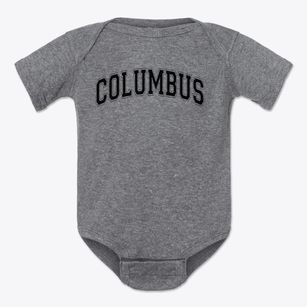 Columbus Middle School Varsity Arch Baby Onesie
