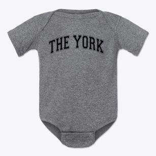 The York School Varsity Arch Baby Onesie