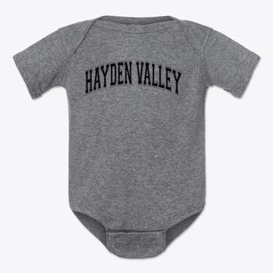 Hayden Valley Elementary School Varsity Arch Baby Onesie