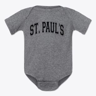 Saint Paul's Catholic School Varsity Arch Baby Onesie