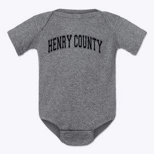 Henry County High School Varsity Arch Baby Onesie