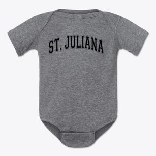 St. Juliana School Varsity Arch Baby Onesie
